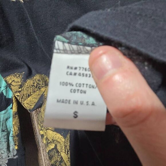 $68 TRUE LOVE FALSE IDOLS by AFFLICTION Long Sleeve Slim Fit Y2K T-shirt NWT - Picture 5 of 5